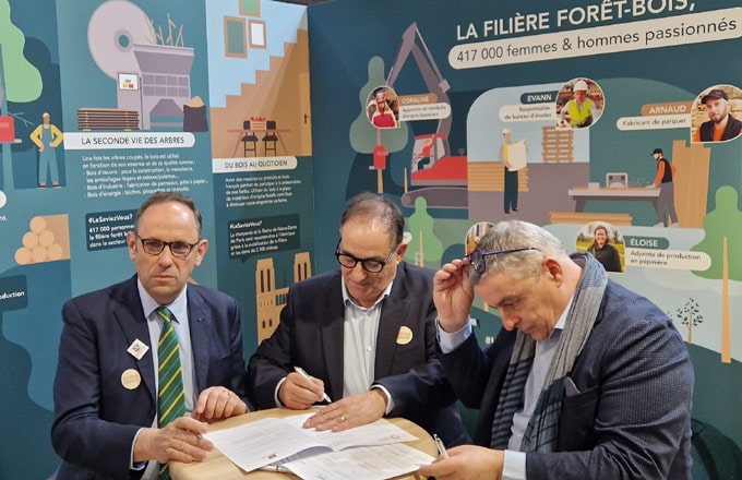 De gauche à droite, Antoine d’Amécourt, Michel Bazin, Philippe Largeau (crédit photo: FNEDT)