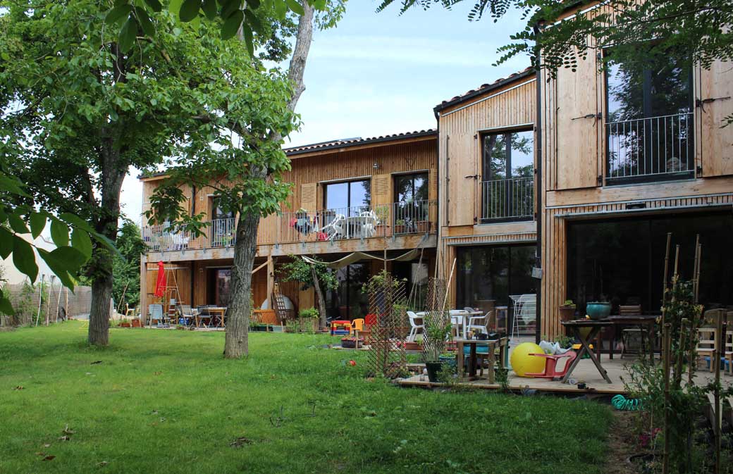 Logements bois participatifs près de Toulouse (photo MC Couthenx)